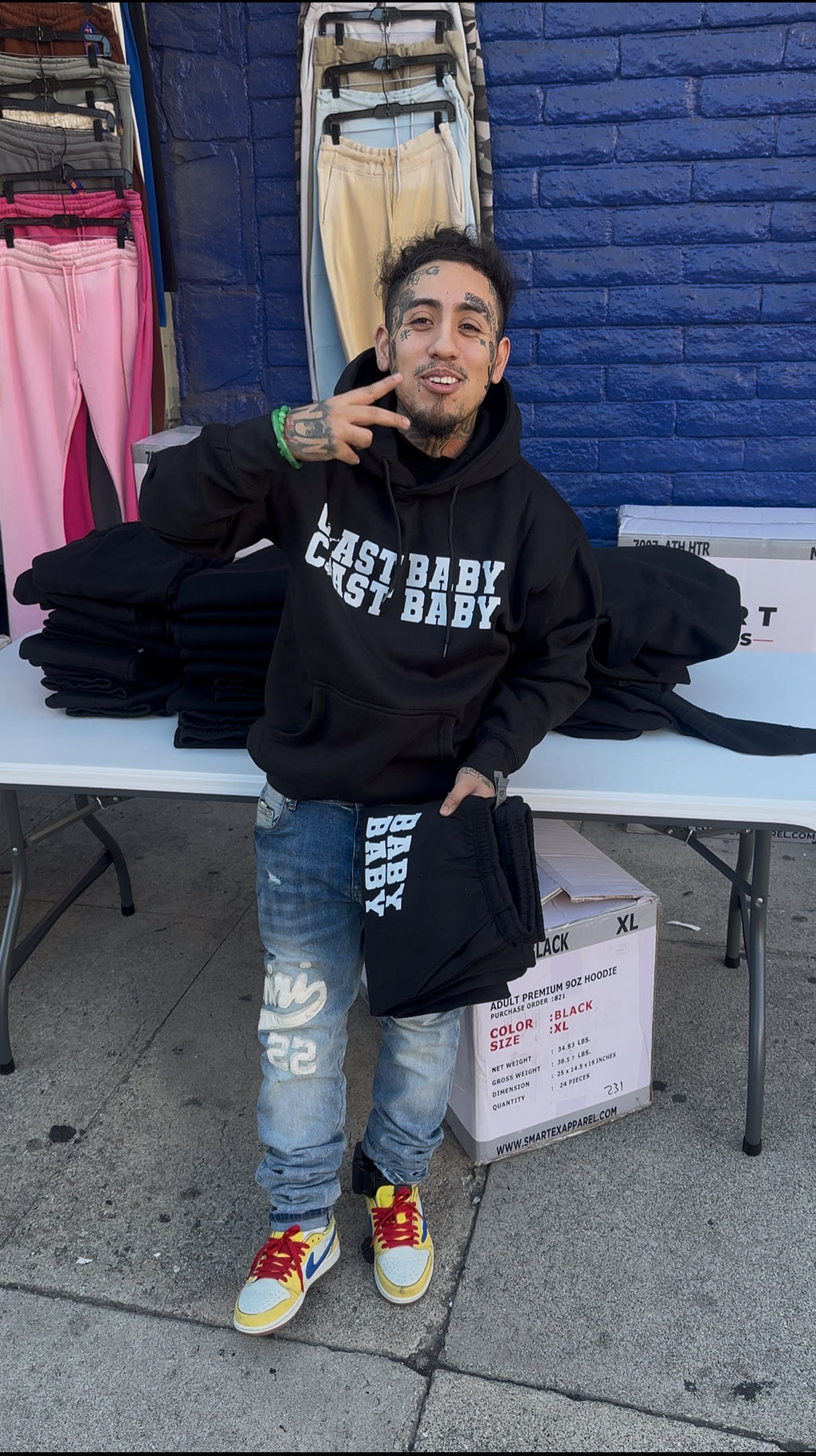 Coast baby “varsity” hoodie